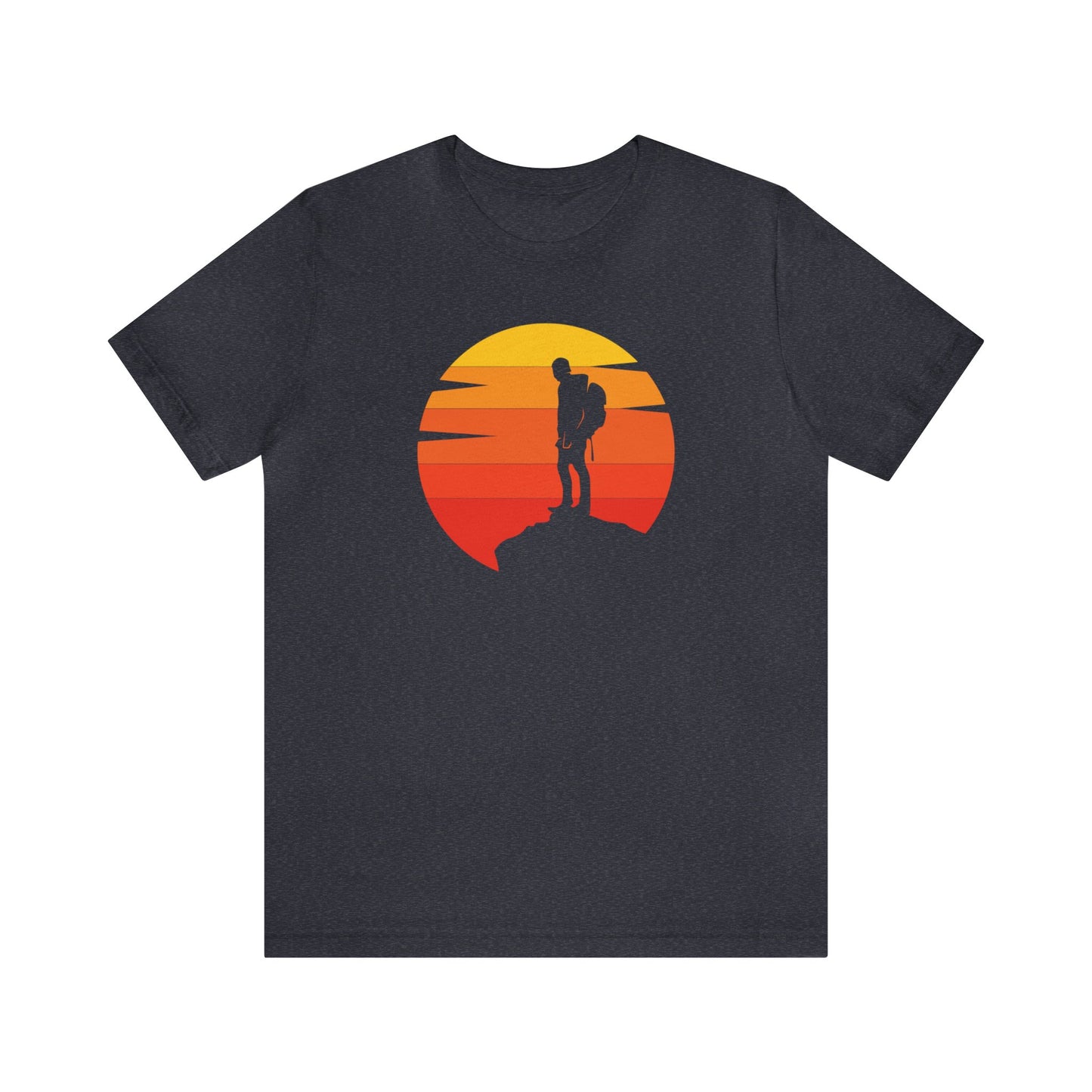 Retro Sunset Hiker